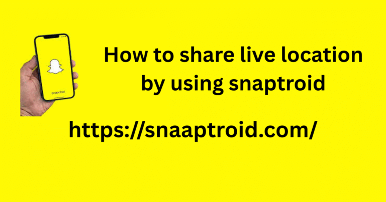 How to share location by using snaptroid